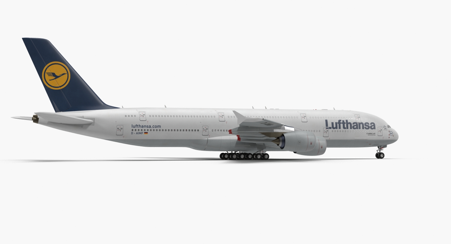 Airbus A380 1000 Air France 3D